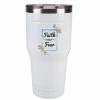 Lincoln Outfitters "Faith Over Fear" 30 oz. Religious Tumbler, White - 89-643-0204 - Tumblers -Lincoln Outfitters Store 0be80abae7bb685d2fb51f8af43b413395ef6460 32631066