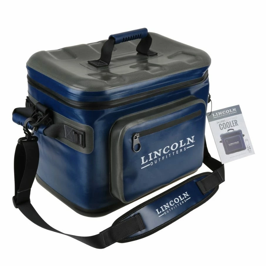 Lincoln Outfitters 24 Can Soft Sided Cooler 87-355-0204 - Water Bottles & Hydration 5 Lincoln Outfitters 24 Can Soft Sided Cooler 87-355-0204 - Water Bottles & Hydration - Image 3