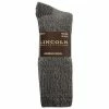 Lincoln Outfitters Men's Merino Wool Blend Sock 2 Pack Charcoal - L2/8791-CHAR - Socks -Lincoln Outfitters Store 4f642939937abc8528754ce3214177e158a466c3 86591980