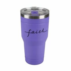 Lincoln Outfitters "Faith" 30 oz. Religious Tumbler, Purple - 89-640-0204 - Tumblers -Lincoln Outfitters Store 57ecfc407b9d699bf931f5a30bcb68e113399afa 32631063 2
