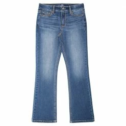 Lincoln Outfitters Girl's 5-Pocket Stretch Denim Bootcut Jean - LOG7270MW - Jeans