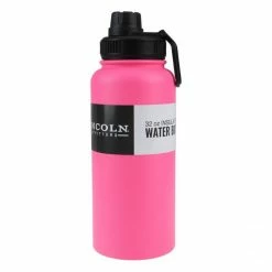 Lincoln Outfitters 32 Oz. Water Bottle Pink 87-970-0204 - Water Bottles & Hydration