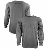 Lincoln Outfitters Men's Heavyweight Long Sleeve Pocket Graphic Tee Graphite Heather - LOLSPK-01GH - Long Sleeve Shirts -Lincoln Outfitters Store 5a10cb8c61c503937cfd1ec605c8c59aaba5b964 LOLSPK 01R GRAPHITE HEATHER