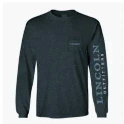 Lincoln Outfitters Mens Long Sleeve Pocket T-Shirt LOPKLS-703 - T-Shirts