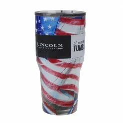 Lincoln Outfitters 30 Oz Stainless Tumbler USA Flag 88-086-0204 - Tumblers