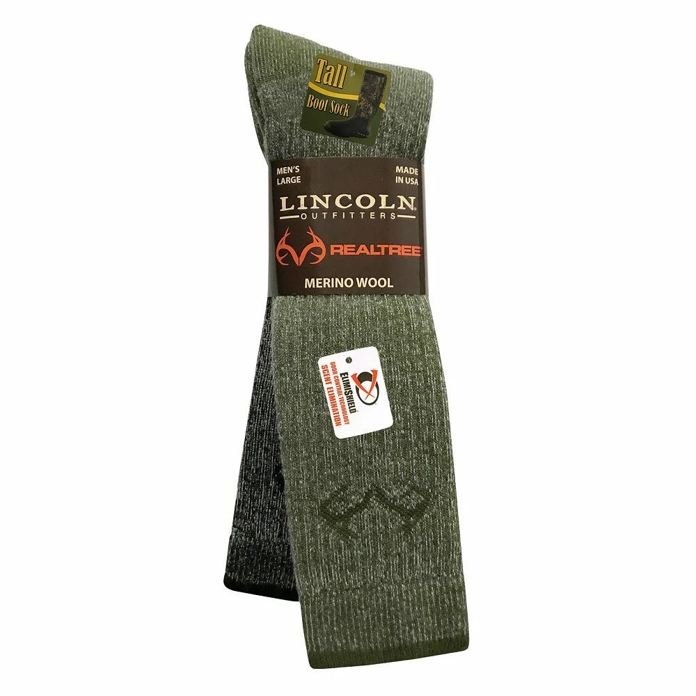 Lincoln Outfitters Men's Elimishield Merino Wool Blend Boot Sock 2 Pack Green - RT/L22002-GRN - Socks 3 Lincoln Outfitters Men's Elimishield Merino Wool Blend Boot Sock 2 Pack Green - RT/L22002-GRN - Socks