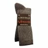 Lincoln Outfitters Men's Merino Wool Boot Sock 2 Pack Brown - RT/L2/9743-BRN - Socks -Lincoln Outfitters Store 90f31da522e1d5d2ab004661f6cfb4ff98748557 86591972