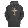 Lincoln Outfitters Cross Design Ladie's Long Sleeve Hoodie, Charcoal Heather - LO-LH27 - Hooded Sweatshirts Women's -Lincoln Outfitters Store 94b620032b62f265bbd0464e0344d1d1147c6a7b LO LH27