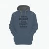 Lincoln Outfitters Expert Advice Men's Long Sleeve Hoodie China Blue - LOH-36 - Hooded Sweatshirts