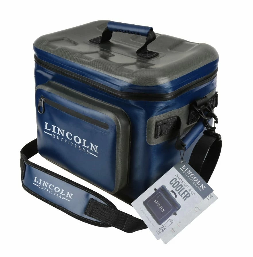 Lincoln Outfitters 24 Can Soft Sided Cooler 87-355-0204 - Water Bottles & Hydration 6 Lincoln Outfitters 24 Can Soft Sided Cooler 87-355-0204 - Water Bottles & Hydration - Image 4